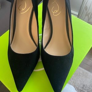Sam Edelman - Vienna Pointed - Black Suede Pump